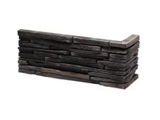 STEGU® Sádrový ROHOVÝ obklad VENEZIA 4 - GRAPHITE